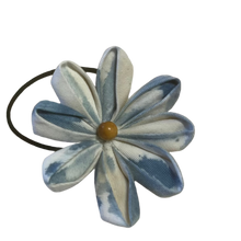 Load image into Gallery viewer, Large 8 petal Kanzashi Hair Tie