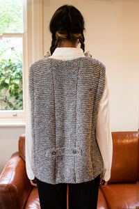 Fine Selection Hand knitted Grey Vest