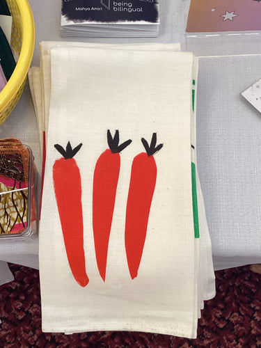 Fruit and veg tea towels