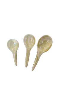 Tantri Mustika mini ceramic salt spoons