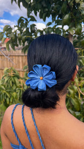 Large 8 petal Kanzashi Hair Tie