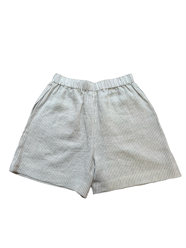 Linen Pinstripe Shorts