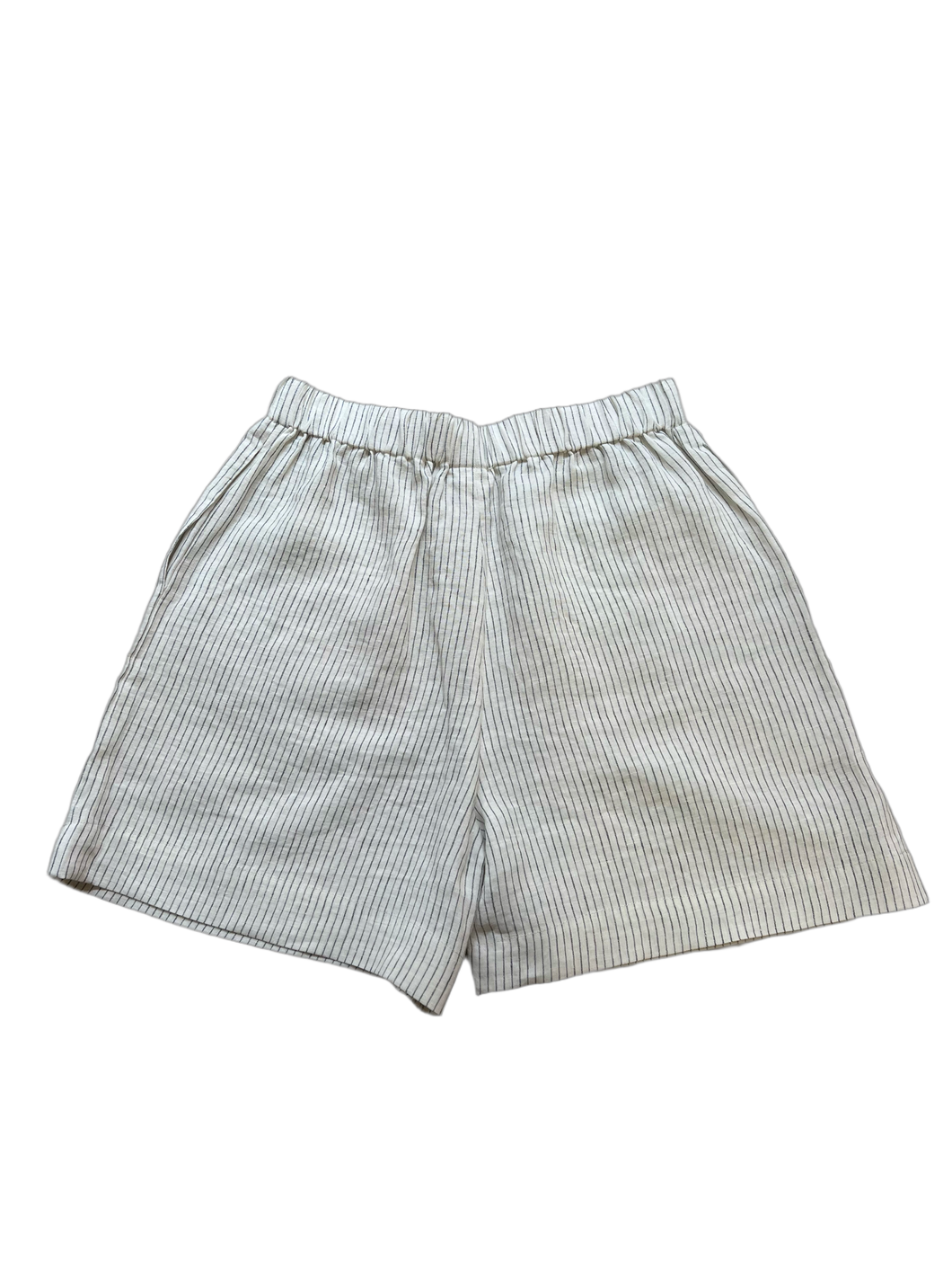 Linen Pinstripe Shorts