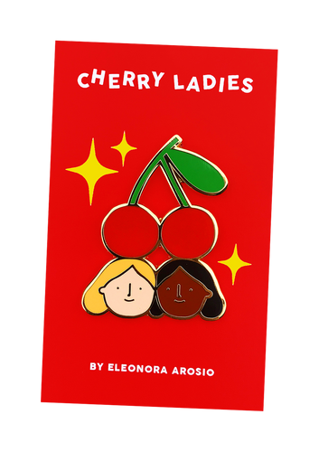 Cherry Ladies Pin