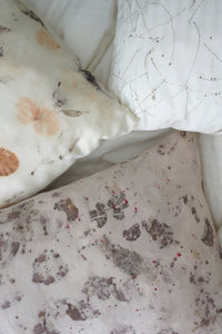 Botanical Print Silk Pillowcase