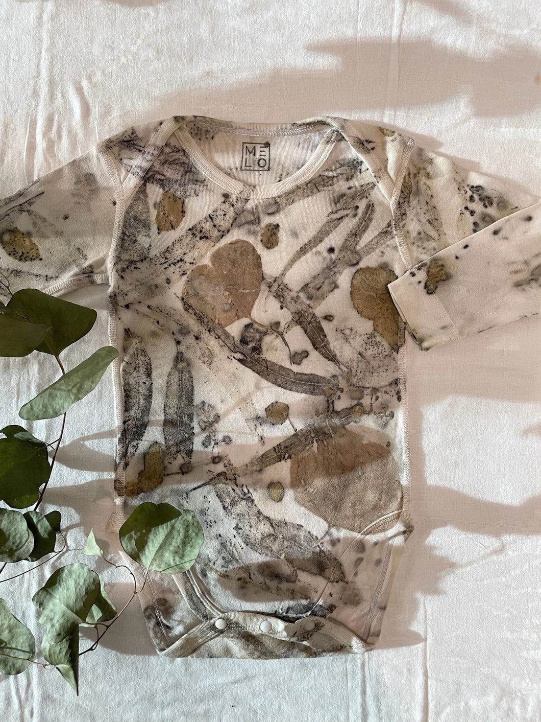 Cotton Eucalypt Baby Onesie