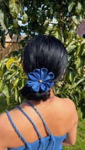 Load image into Gallery viewer, Large 8 petal Kanzashi Hair Tie