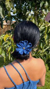 Large 8 petal Kanzashi Hair Tie