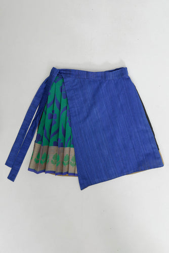 Pleated Pallu Wrap Skirt Large