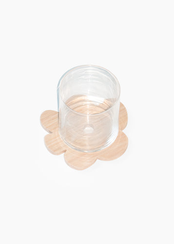 Timber Floral Coaster (set of 2)