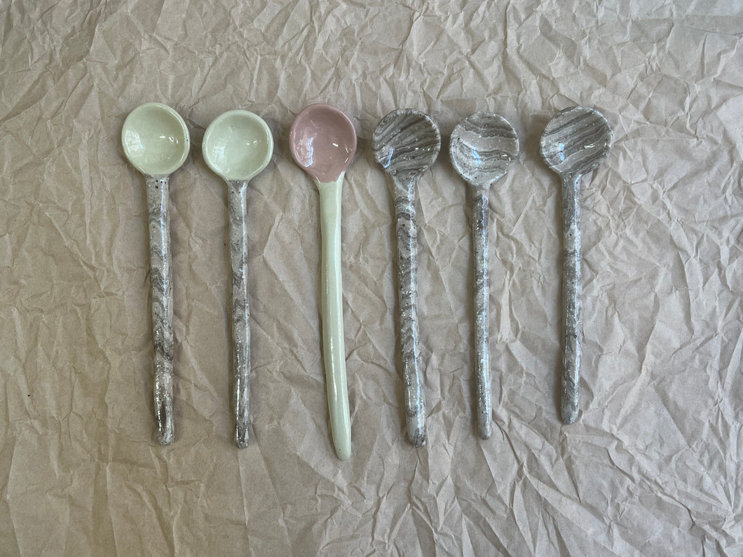 Tantri Mustika big ceramic salt spoons