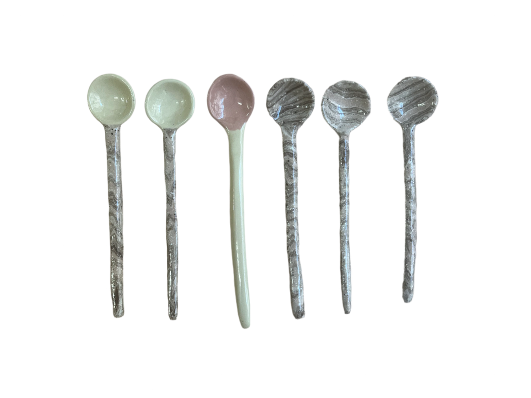 Tantri Mustika big ceramic salt spoons