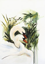 Load image into Gallery viewer, Lisa Hu Swan Song Print A3