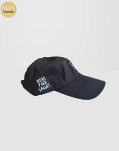 Black Wear Your Values Cap