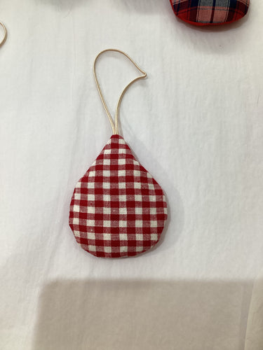 Fabric Christmas ornament droplet