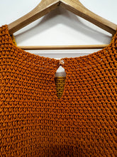 Load image into Gallery viewer, Fine Selection Hand Knitted Side Tie Vest Mustard