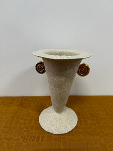 Tantri Mustika Ikebana Vase Golden Spiral