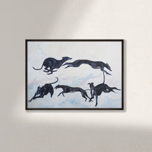 Load image into Gallery viewer, Counting Greyhounds A3 Print by Lisa Hu