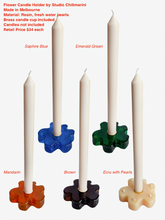Load image into Gallery viewer, Flower Candle Holder