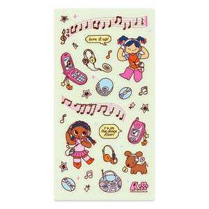 'Turn It Up' Sticker Sheet