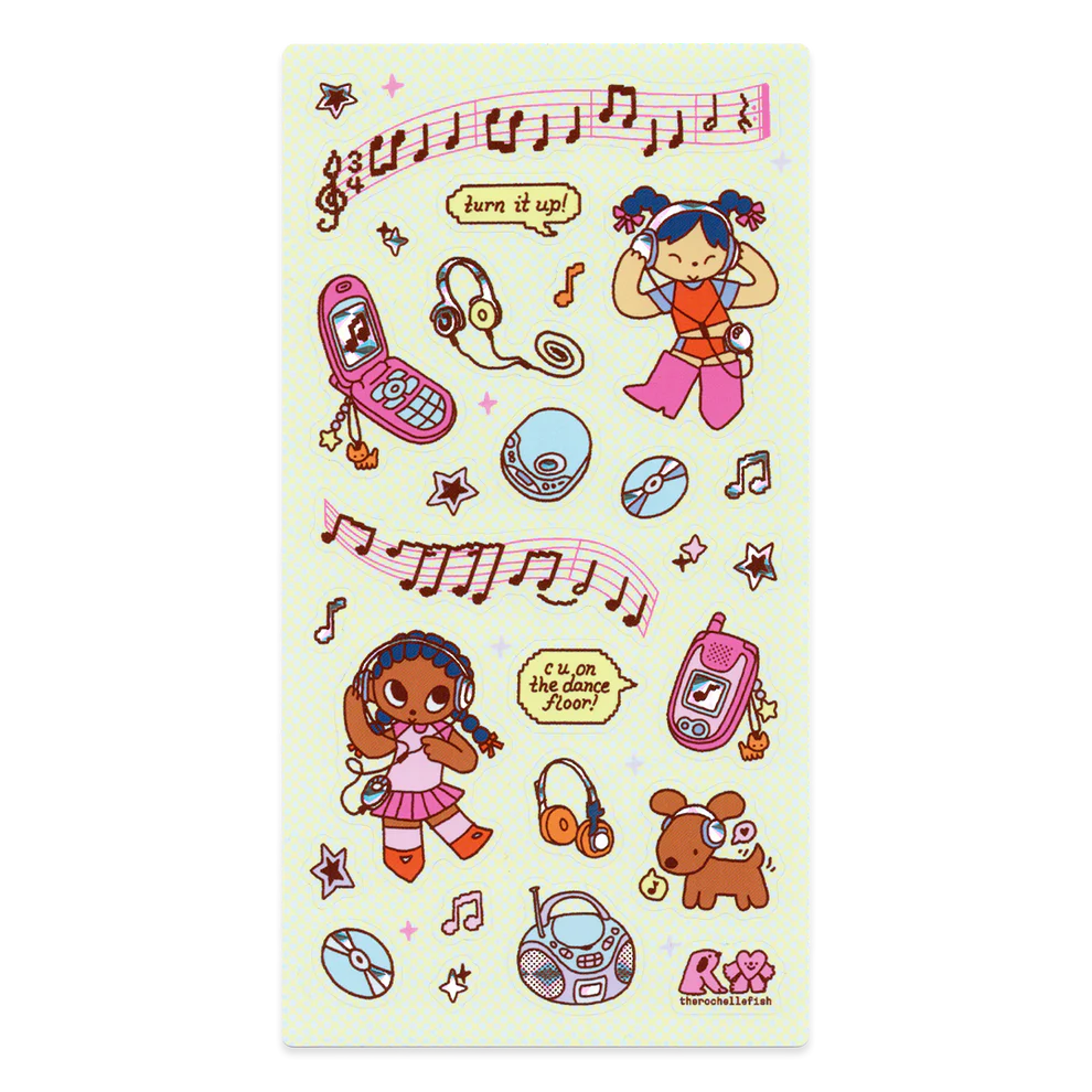 'Turn It Up' Sticker Sheet