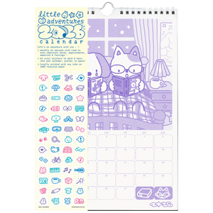 little adventures ✿ 2026 Risograph Calendar