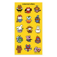 Load image into Gallery viewer, &#39;Costumed Critters&#39; 🐭 Sticker Sheet