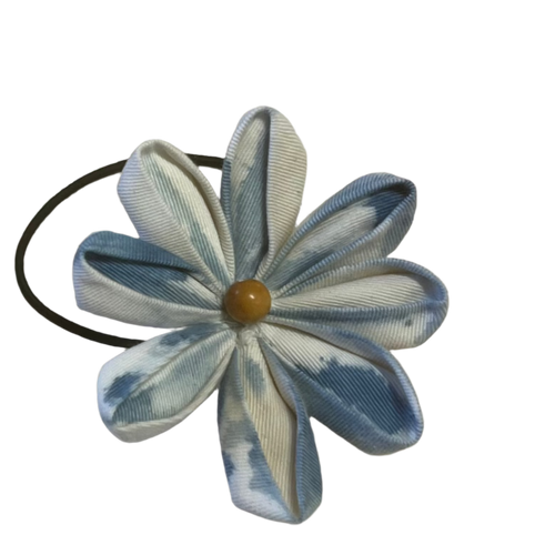 Large 8 petal Kanzashi Hair Tie