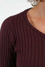 Load image into Gallery viewer, Rib Long Sleeve Top