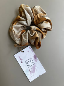 Zero Waste Botanically Dyed Silk Scrunchie