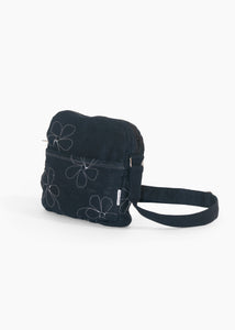 Medium Edith Bag - Floral Navy