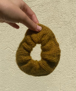 Knitted scrunchies by Naughty Broady