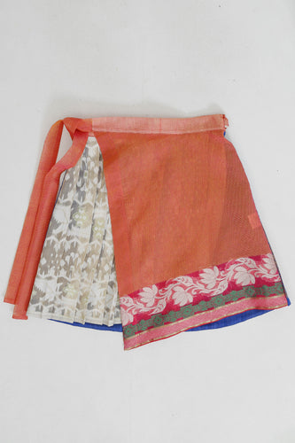 Pleated Pallu Wrap Skirt Large