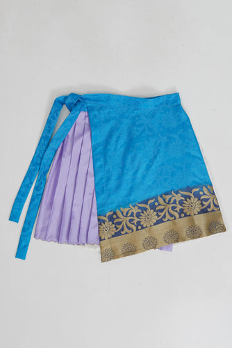 Pleated Pallu Wrap Skirt X-Large