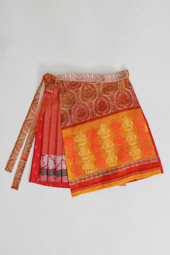 Pleated Pallu Wrap Skirt XX-Large