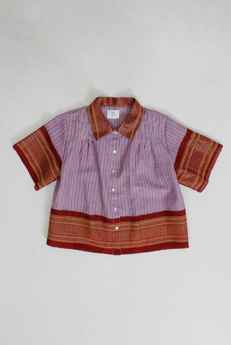 Jamdani Pleated Shirt Medium
