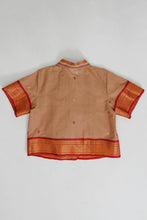 Load image into Gallery viewer, Jamdani Pleated Shirt Large