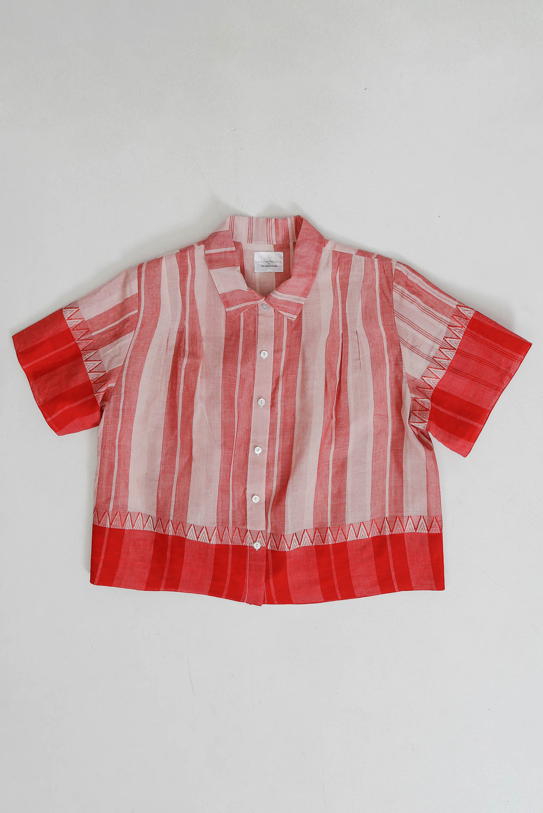 Jamdani Pleated Shirt X-Large