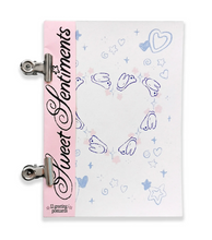 Load image into Gallery viewer, ‘Sweet Sentiments’ ♡♡♡ Postcard Book