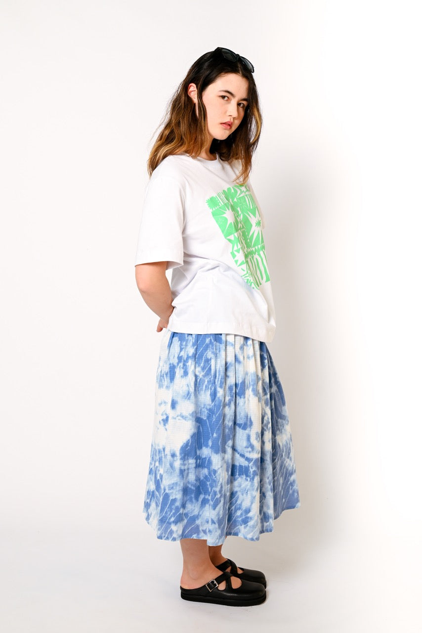 Tie-Dye Yoke Skirt