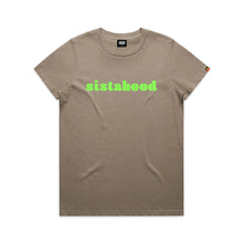 Load image into Gallery viewer, sistahood tee mushroom