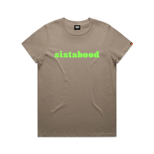 sistahood tee mushroom