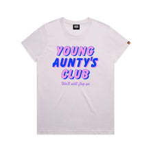 Load image into Gallery viewer, Young Aunty&#39;s Club tee Orchid