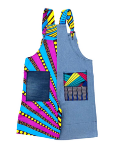 Circles & Spirals short overalls