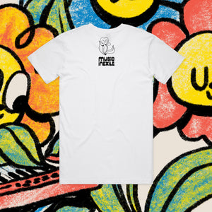 Music in Exile Flower Tee