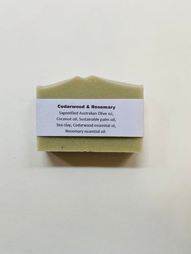 Cedarwood + Rosemary Soap Bar
