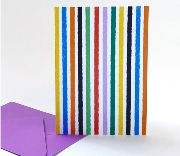 'Stripey' Card