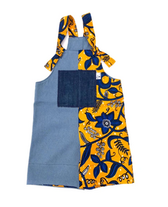 Native Flowers short overalls