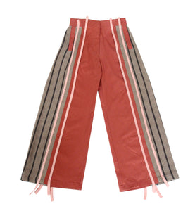 Wide Leg Pants - with trim