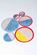 Load image into Gallery viewer, Naturally dyed offcuts - Placemat Set #1